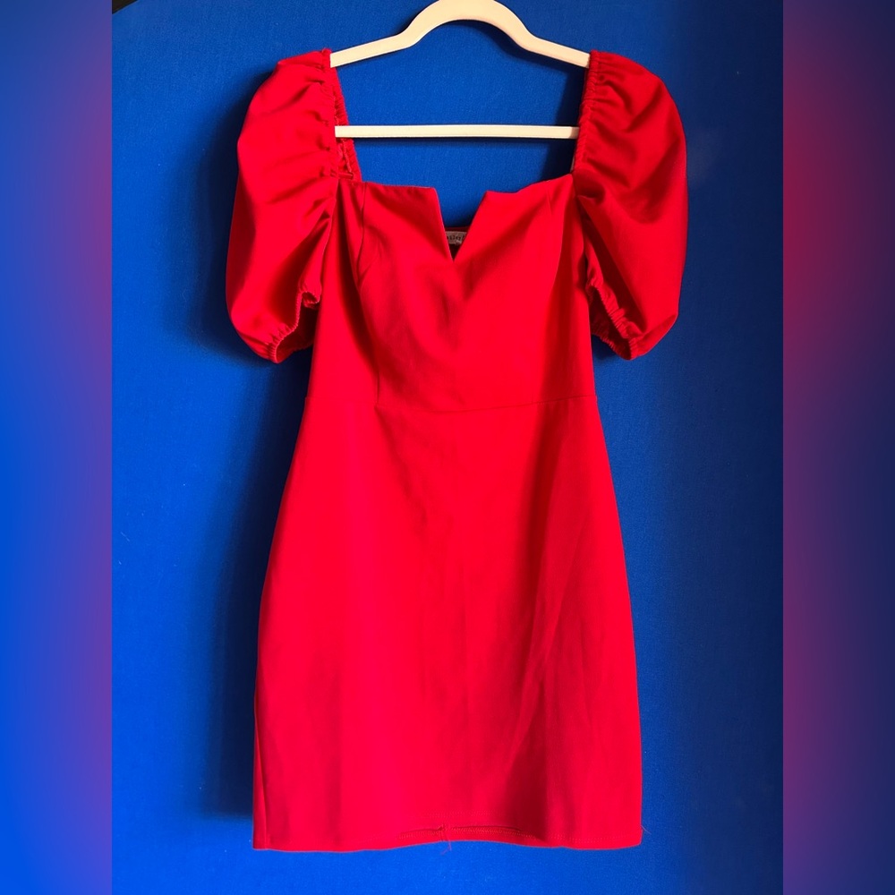 Sexy Retro Red Dress